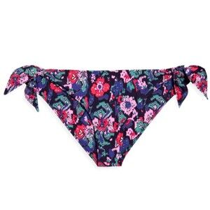 ISABEL MARANT Slip Sukie Bikini Bottom Knotted Floral Faded Night Size 36/4 NWT